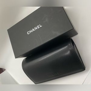Authentic Chanel sunglasses case and box LARGE size NIB (no sunglasses inside)